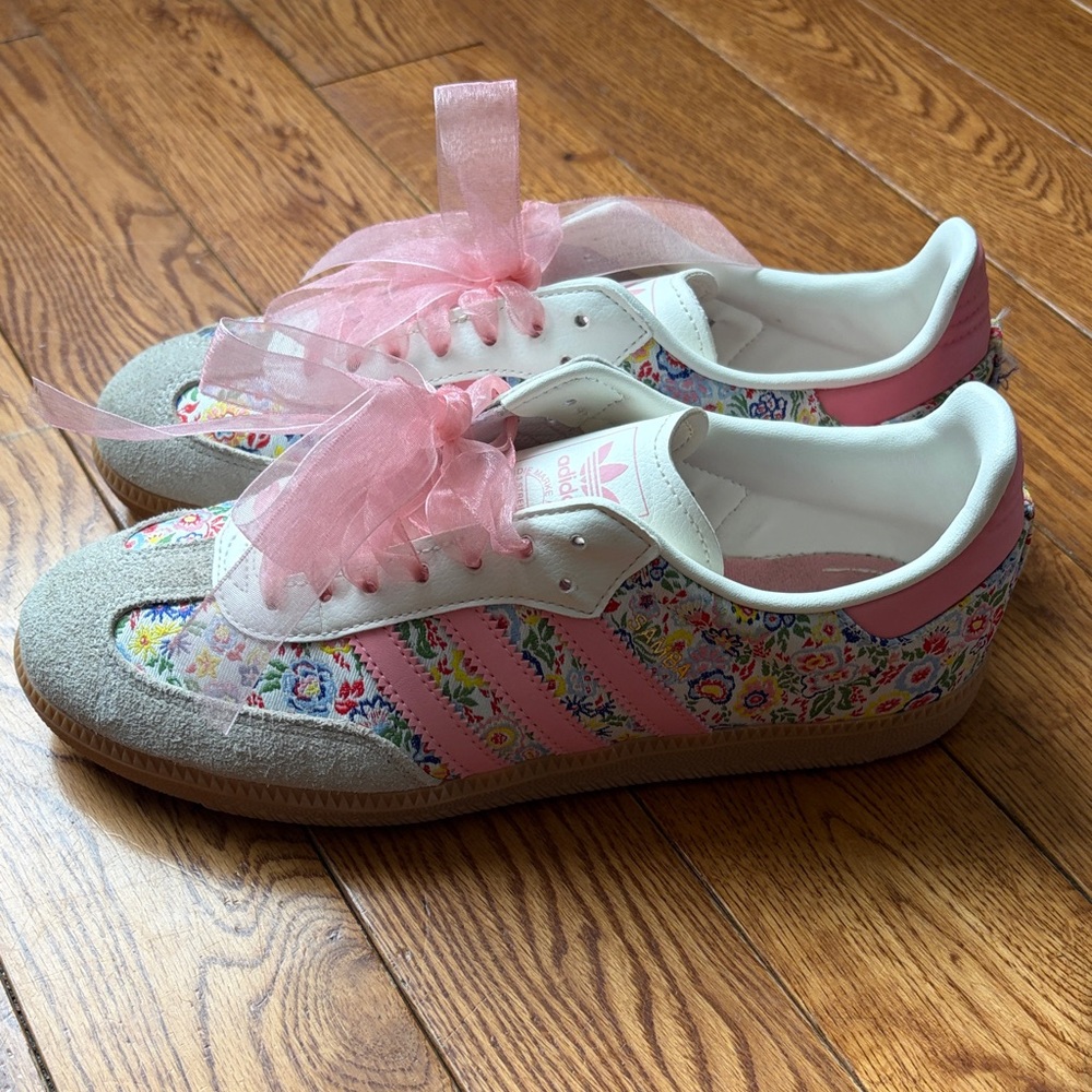 Adidas x Liberty Samba Pink Floral Sneakers